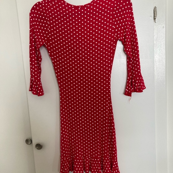 Misguided red and white polka dot dress - Picture 2 of 4